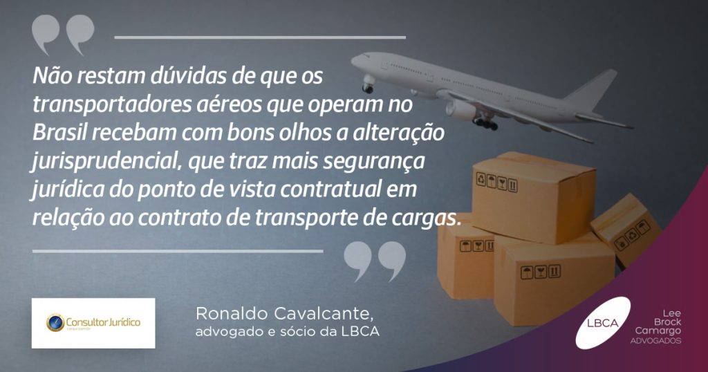 Transporte aéreo de carga e Código de Defesa do Consumidor é tema importante para escritório de advocacia