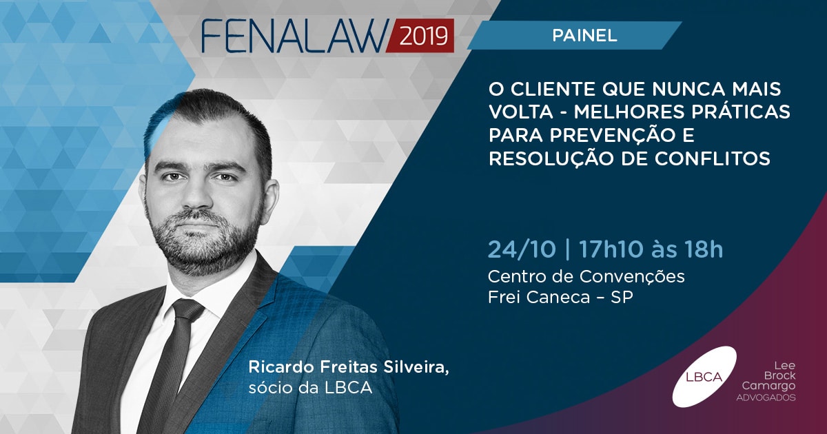 Sócio da LBCA será painelista na Fenalaw 2019