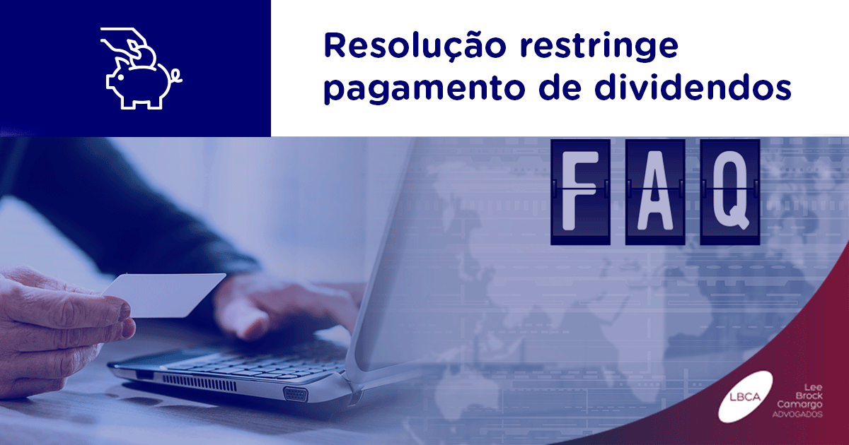 Resolução restringe pagamento de dividendos