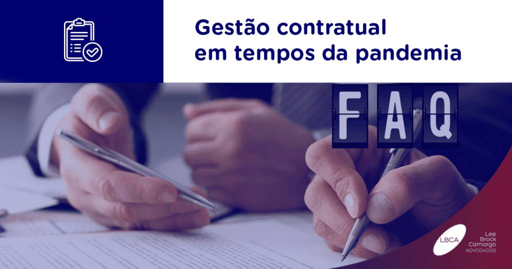 Gestão contratual em tempos da pandemia