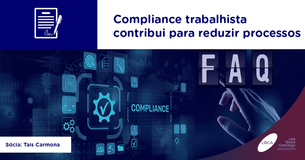 Compliance trabalhista contribui para reduzir processos