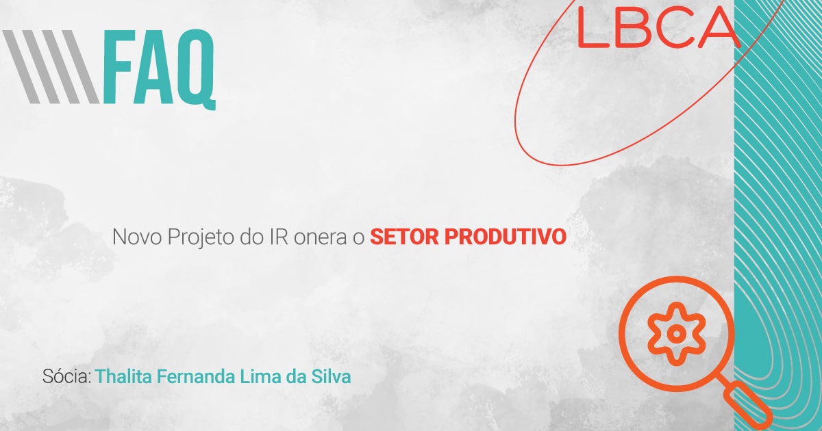 IR tem novo projeto e onera o setor produtivo