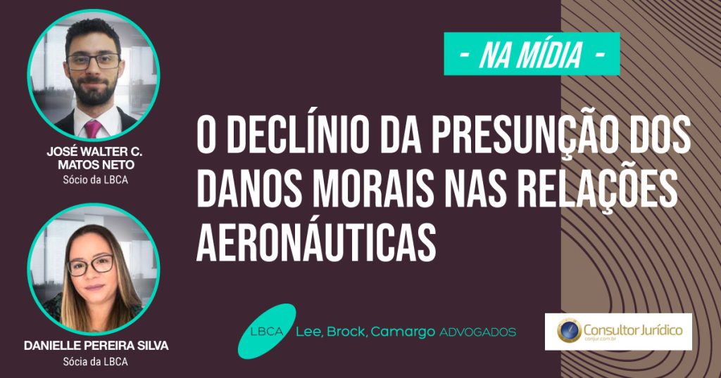 O declínio da presunção dos danos morais nas relações aeronáuticas