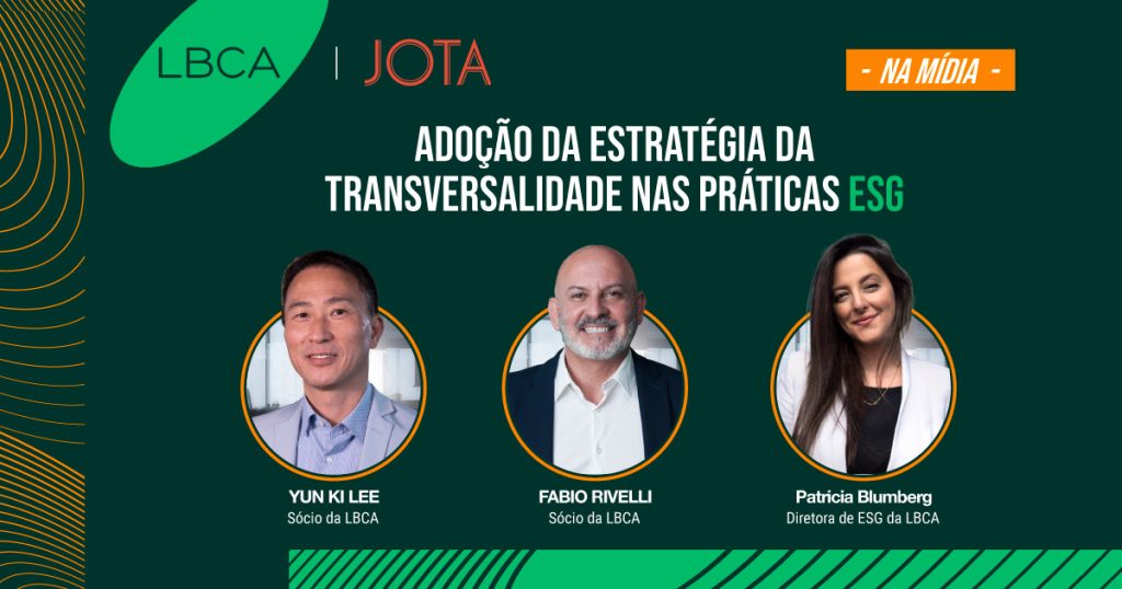 Adoção da estratégia da transversalidade nas práticas ESG